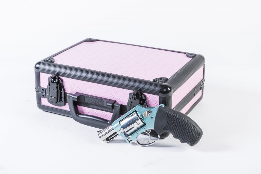 .38 special and pink gun case
