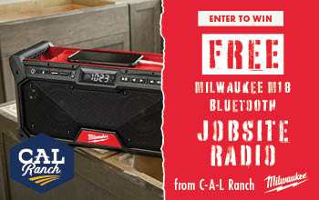 FREE Milwaukee M18 Bluetooth Jobsite Radio