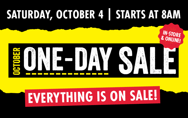 October One Day Sale