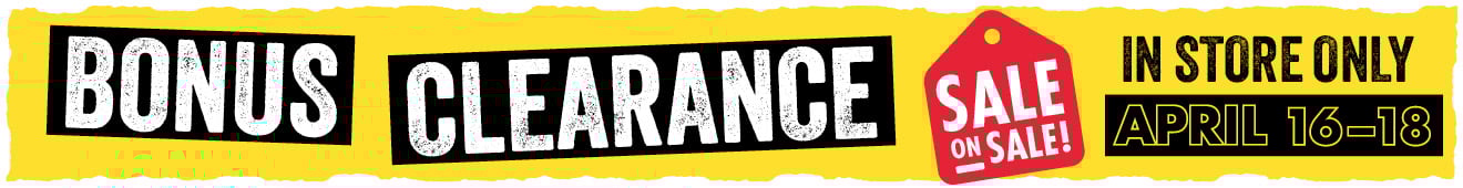 Bonus Clearance Sale