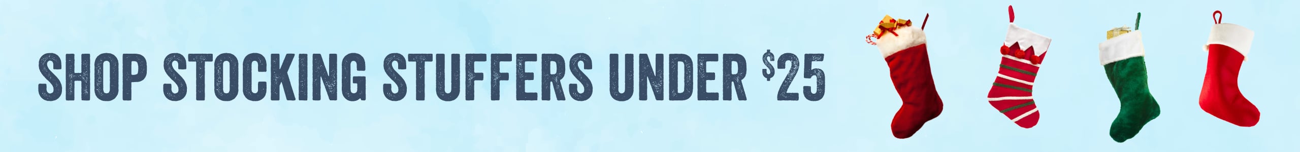 SHOP STOCKING STUFFERS UNDER $25