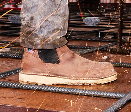 Plain Toe Work Boot