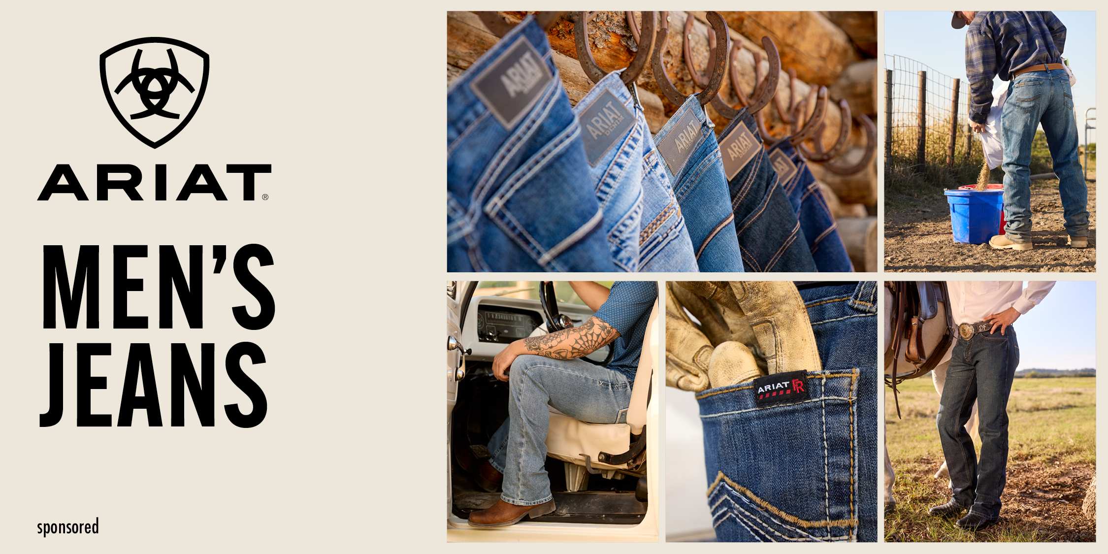 Ariat Men's Jeans Sponsored
