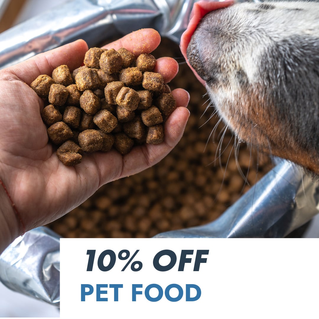 10% OFF PET FOOD