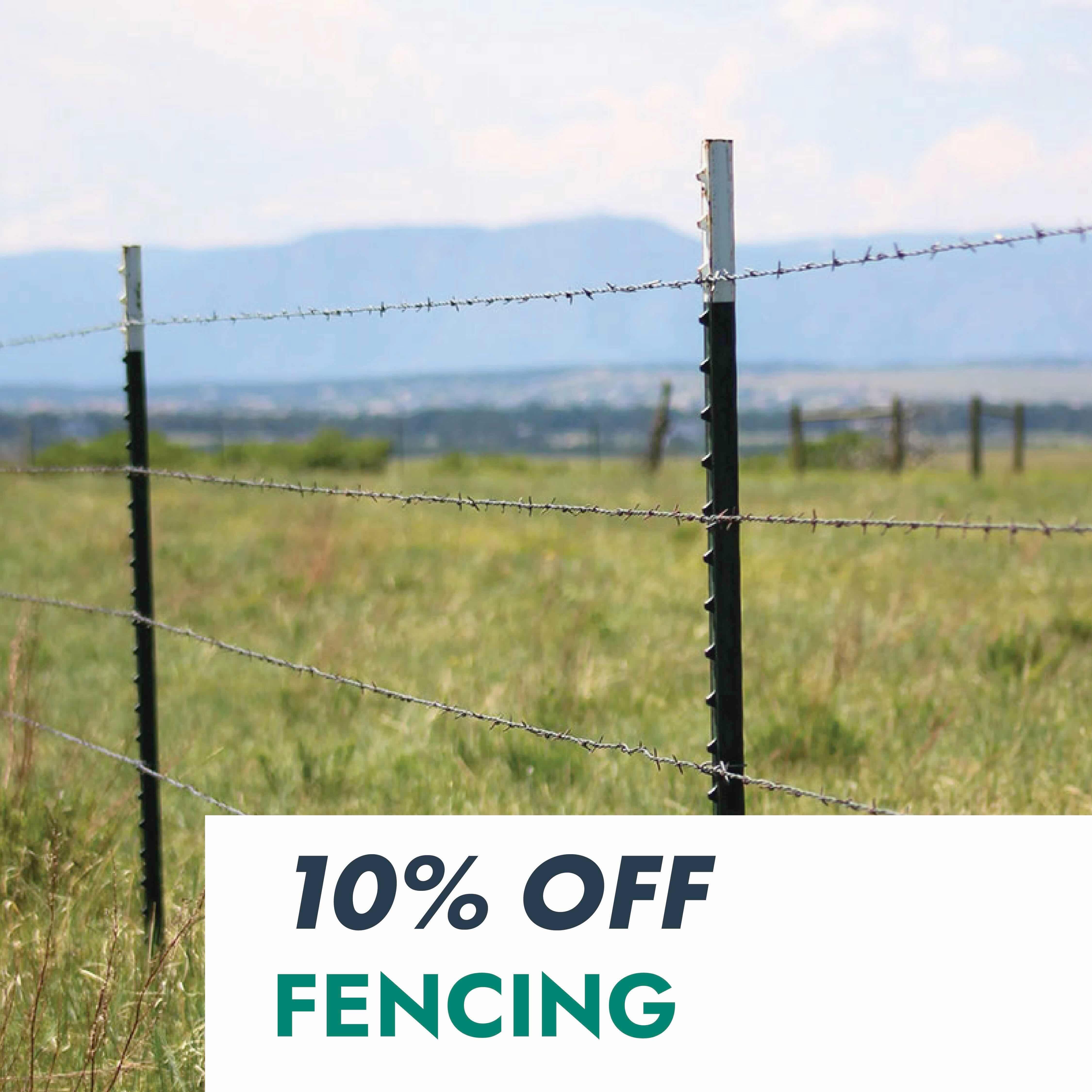 10% OFF FENCING