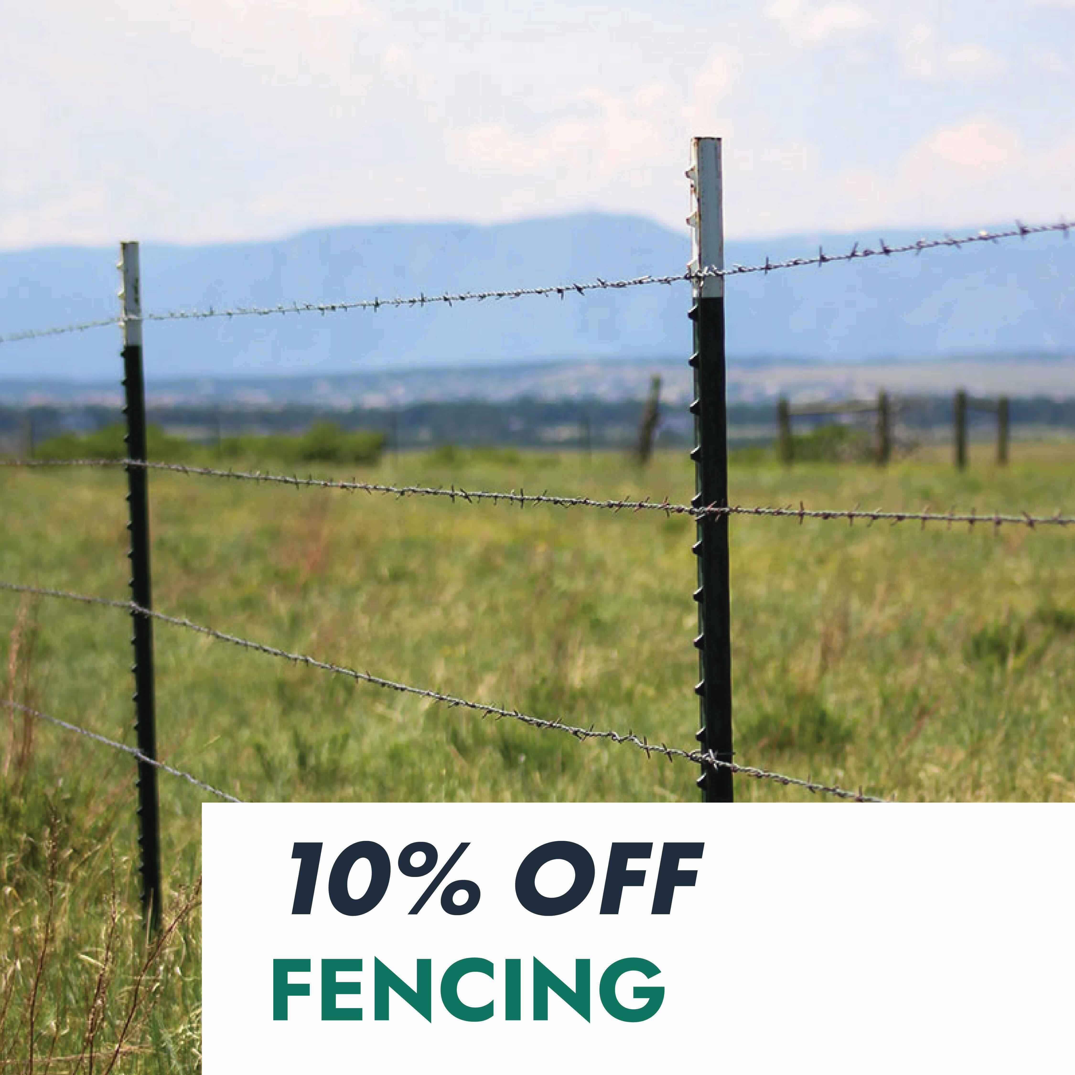 10% OFF FENCING