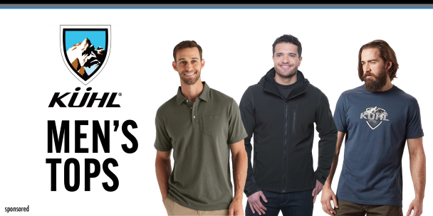KUHL MEN'S TOPS Sponsored