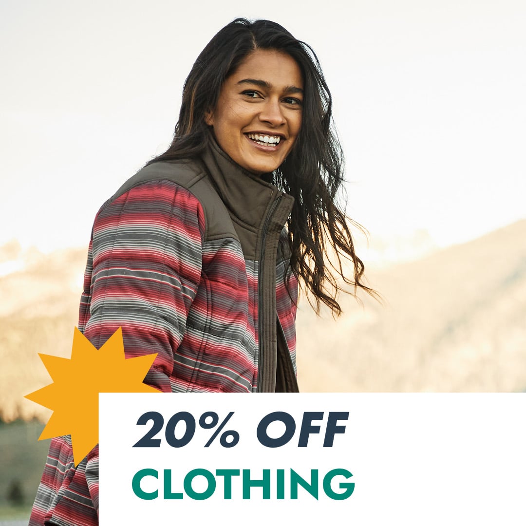 20% OFF CLOTHING