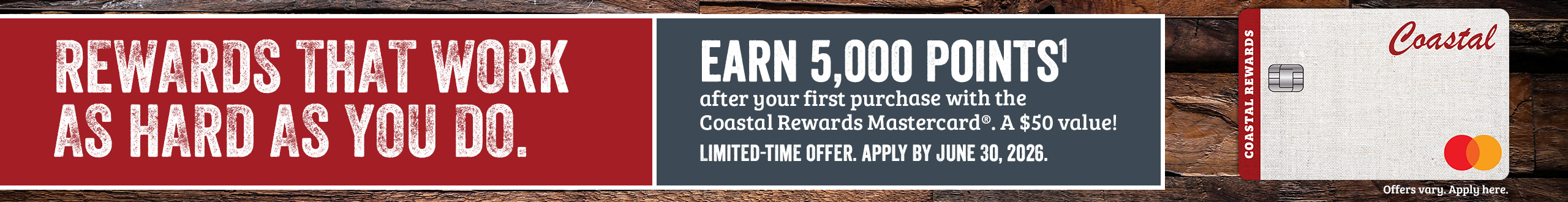 Coastal Credit Card