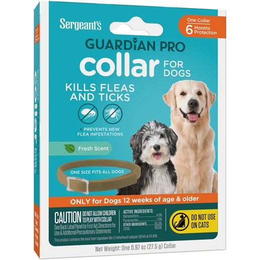 Guardian Pro Flea & Tick Collar for Dogs, 1 Collar
