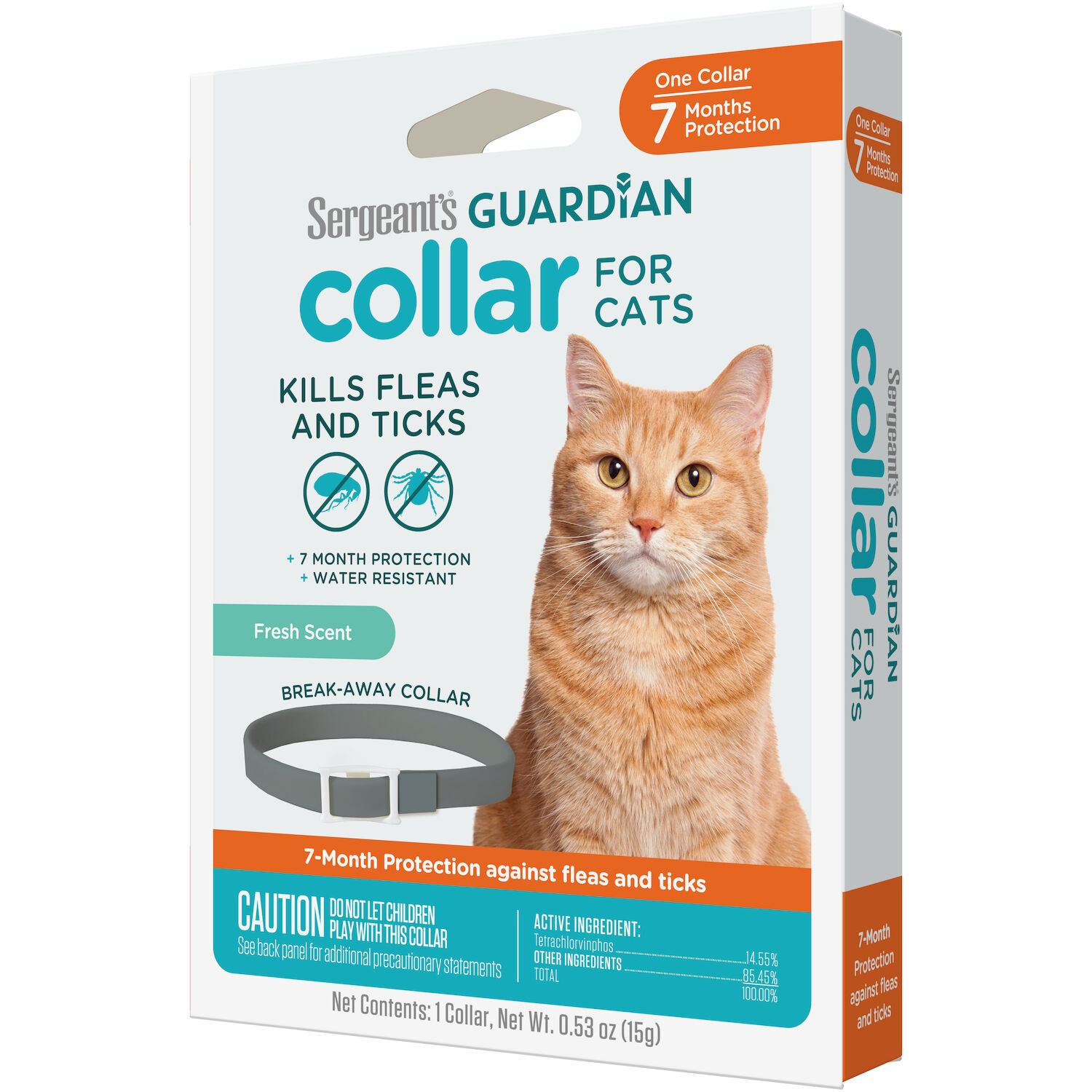 Guardian Flea & Tick Collar for Cats, 1 Collar