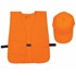 Blaze Orange Safety Hat & Vest Combo