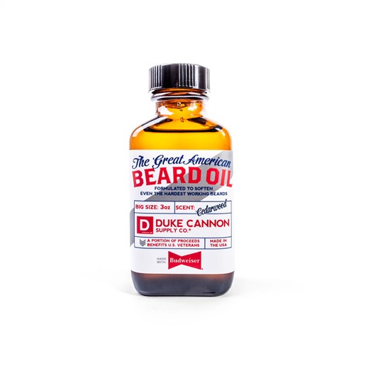 Great American Beard Oil made with Budweiser, 3-Oz Bottle