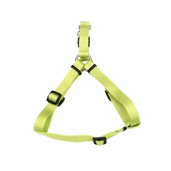 Coastal Pet Comfort Wrap Adjustable Dog Harness 1-In x 26-In-38-In in Lime