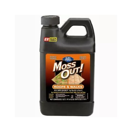 Moss Out! For Roofs and Walks, 54-Oz Jug