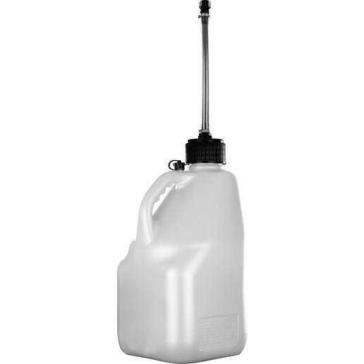 Utility Jug with Hose in White, 5 Gal