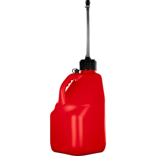 Utility Jug with Hose in Red, 5-Gal