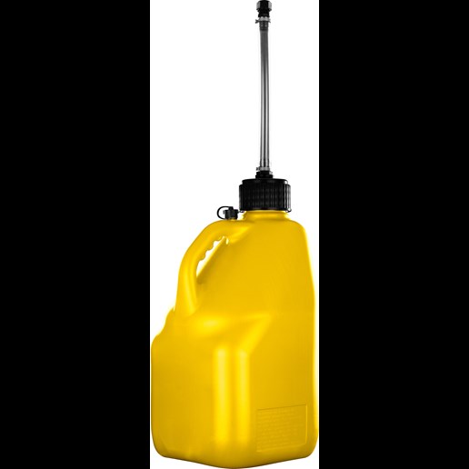 Utility Jug with Hose in Yellow, 5-Gal