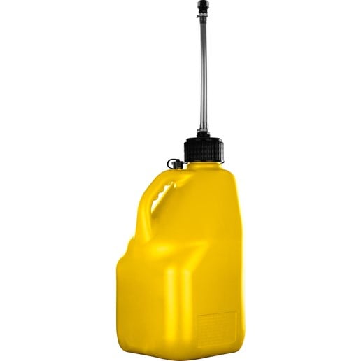 Utility Jug with Hose in Yellow, 5-Gal