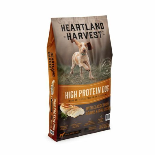 Heartland Harvest High Protein Dog With Whole Grains Real