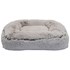 40-In x 34-In Snuggle Cloud Dog Bed in Gray