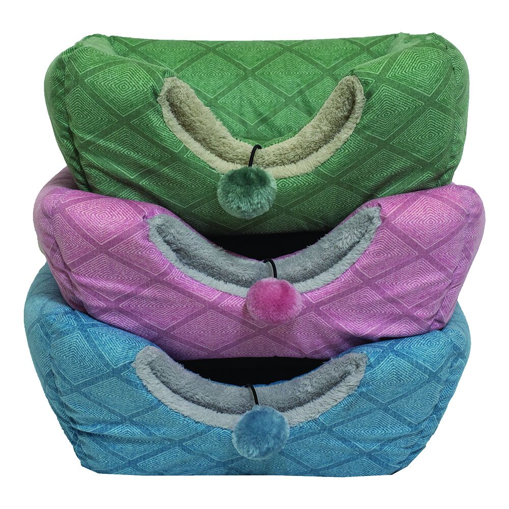 14-In Cat Cube with Play Toy (ASSORTED)