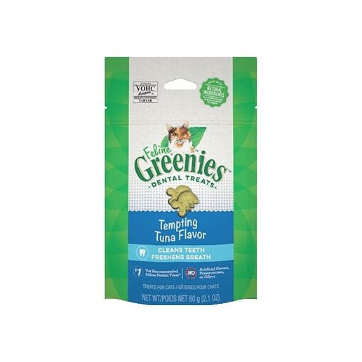 Feline Greenies™ Dental Treats, Tempting Tuna Flavor, 2.1-Oz