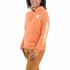 Carhartt Women's Relaxed Fit Midweight Logo Sleeve Graphic Sweatshirt in Dusty Orange Heather