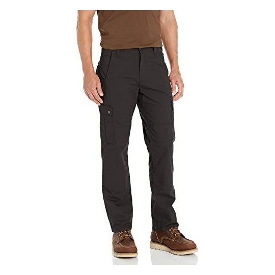 Carhartt Men's Rugged Flex® Relaxed Fit Ripstop Cargo Work Pant in Black -  Pants, Carhartt