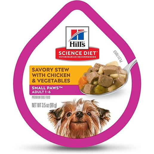 Hill's® Science Diet® Adult Small Paws™ Savory Stew with Chicken and Vegetables Dog Food, 3.5-Oz