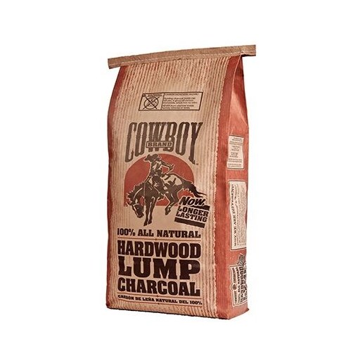 Cowboy Brand Hardwood BBQ Charcoal Fuel, 20-Lb bag