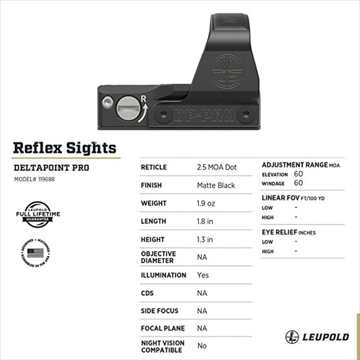 Leupold DeltaPoint Pro Reflex Sight
