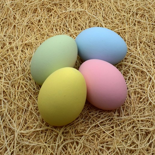Ceramic Chicken Nesting Egg in Pastel