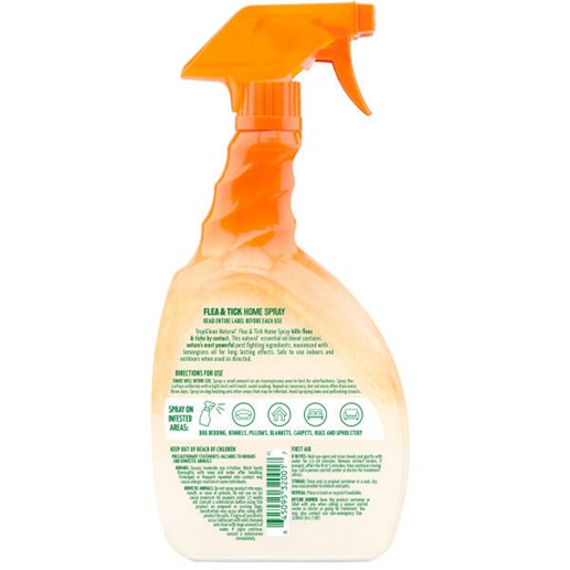 TropiClean Natural Flea & Tick Home Spray, 32-Oz