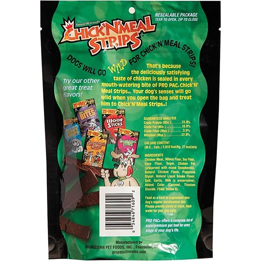 Chick'N'strips Dog Treats, 7.2-Ounce Bags