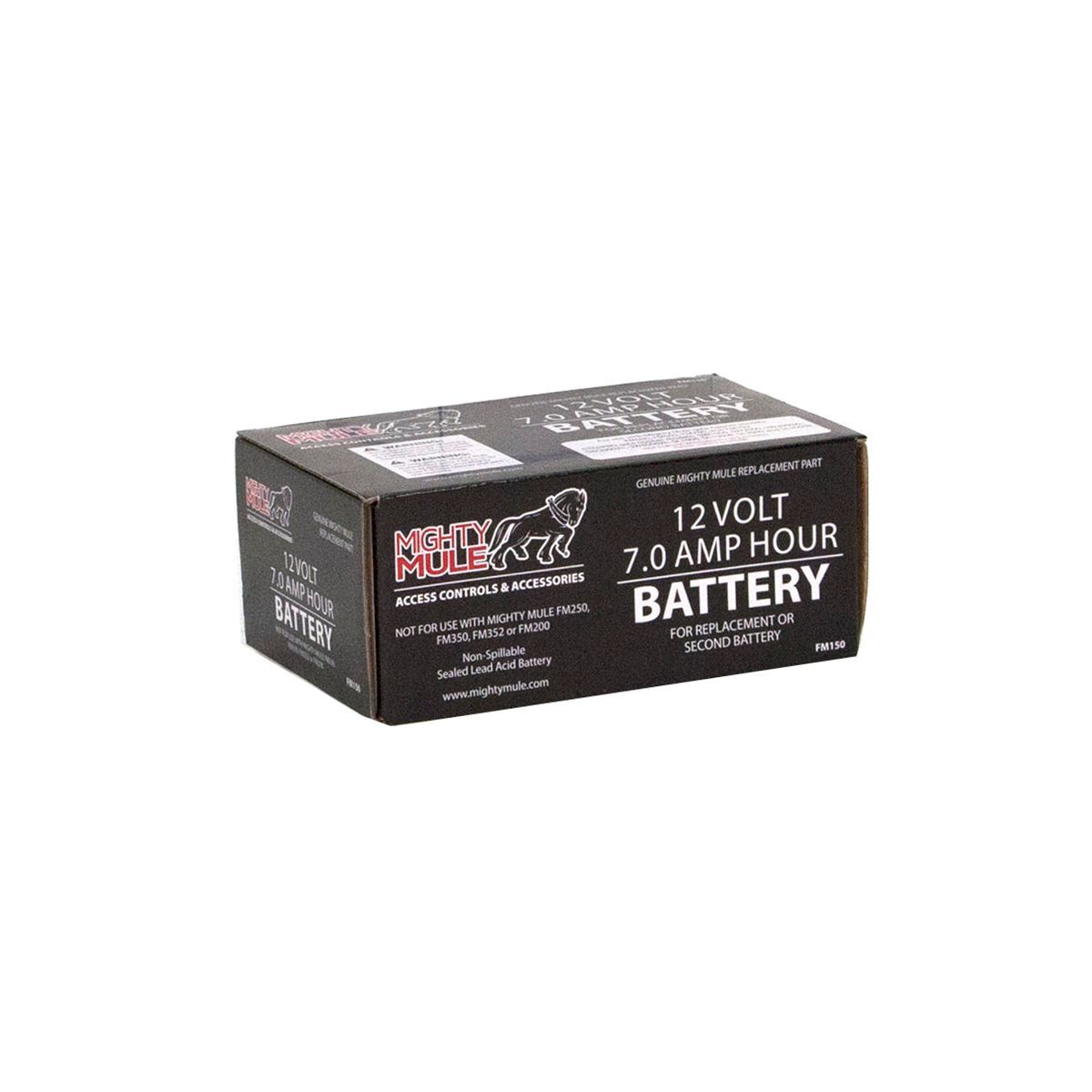 Mighty Mule FM150 Automatic Gate Opener Battery, 12-V