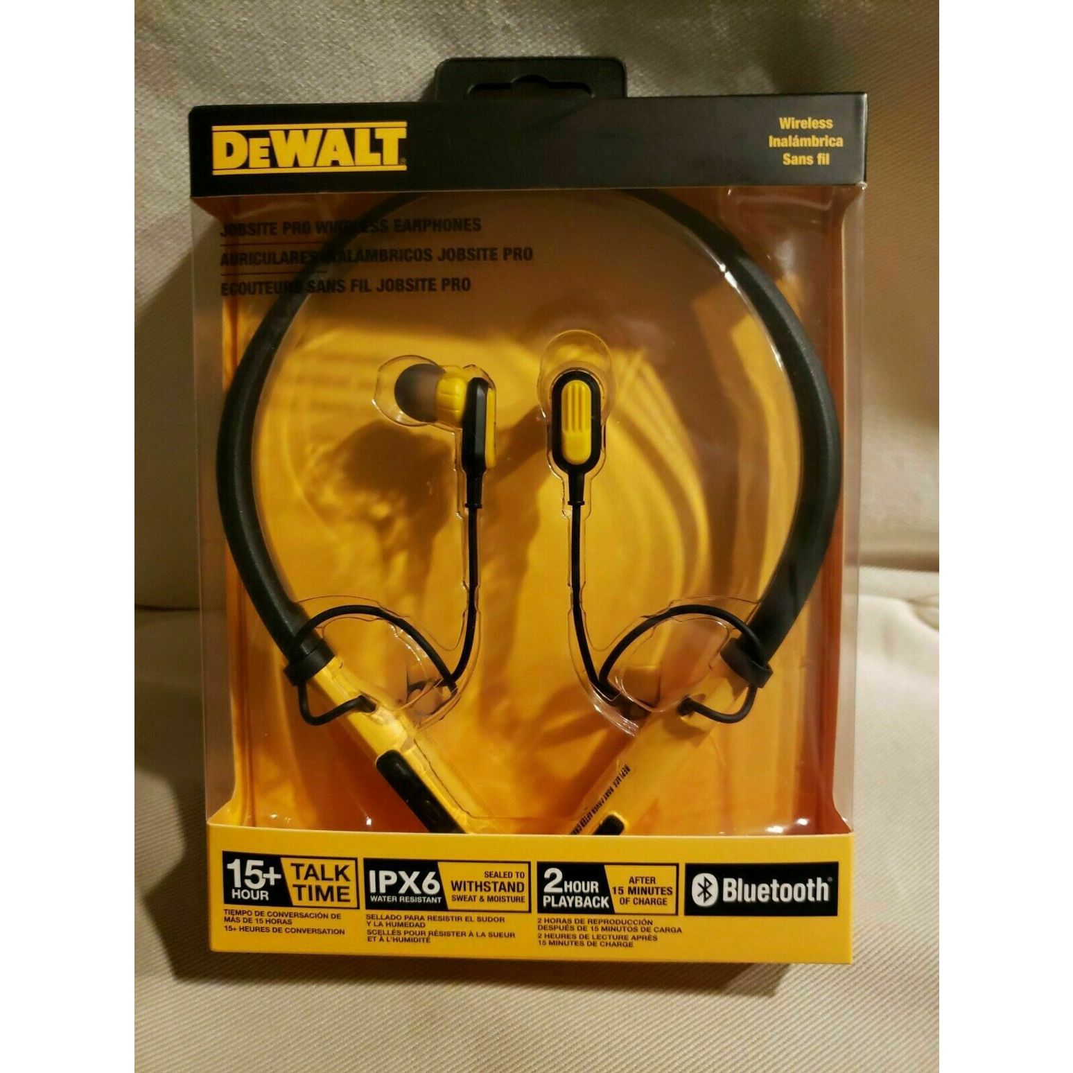 DeWALT Jobsite Pro Wireless Earphones Phone Accessories DeWALT