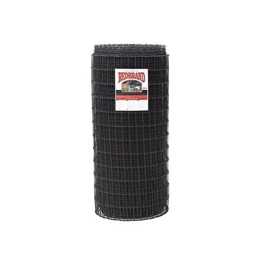 5-Ft x 100-Ft Black Non-Climb Horse Fence Wire Fencing with Mesh 2-In x 4-In