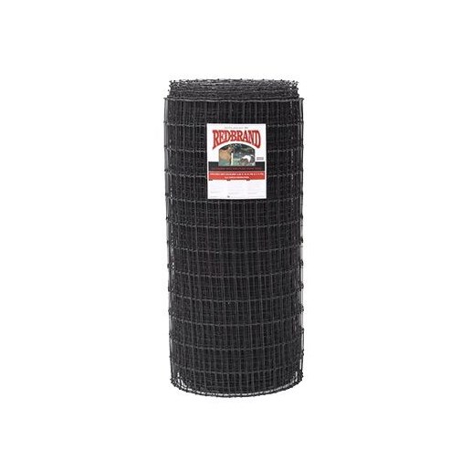 4-Ft x 100-Ft Black Non-Climb Horse Fence Wire Fencing with Mesh 2-In x 4-In