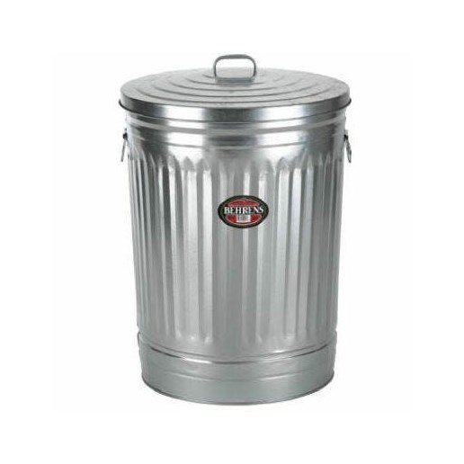 Behrens 20 Gal Galvanized Trash Can with Lid