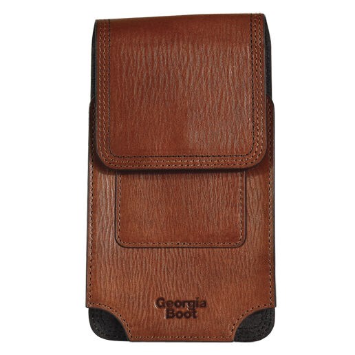Georgia Boot Leather Phone Case in Brown