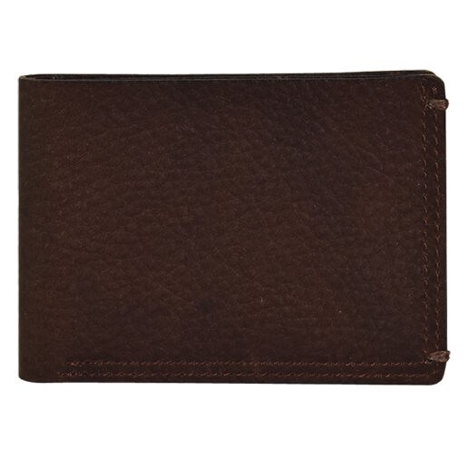 Men's Georgia Boot Wallet in Textured Brown