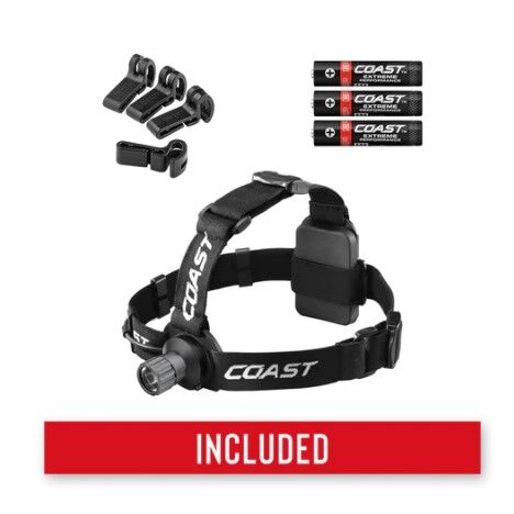 Coast HL40 LED Headlamp Wide Angle with Flood Beam