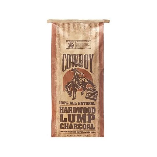 Cowboy Brand Hardwood BBQ Charcoal Fuel, 8.8-Lb bag