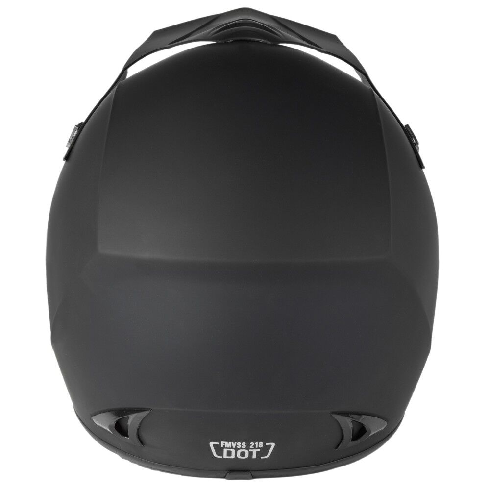 Raider Adult RX1 MX Helmet in Matte Black, Medium