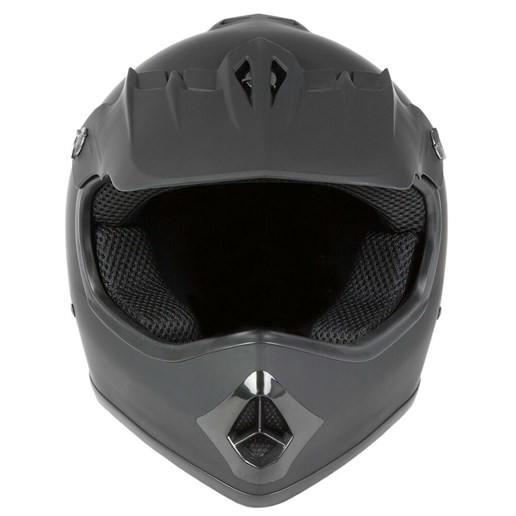 Raider Youth GXR MX Helmet in Matte Black, Medium