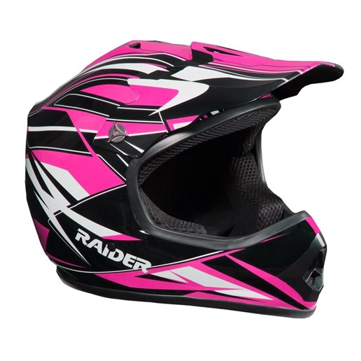 Raider Youth GX3 MX Helmet in Pink, Medium