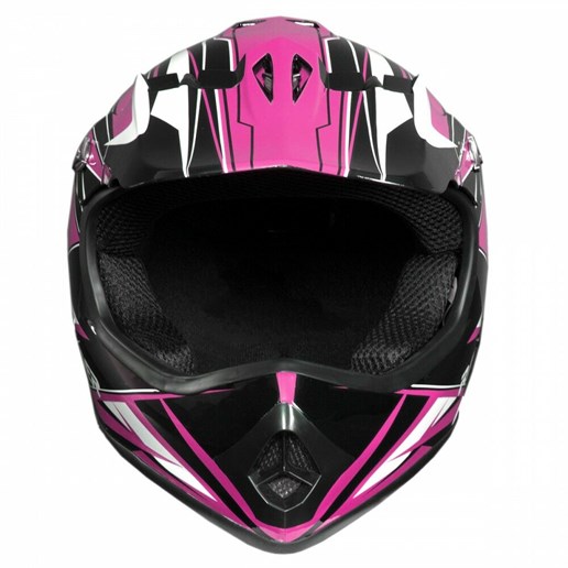 Raider Youth GX3 MX Helmet in Pink, Large