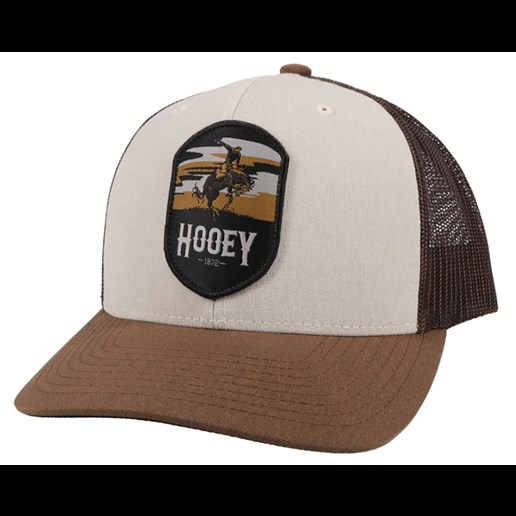 Men's Hooey Cheyenne Trucker Cap in Cream