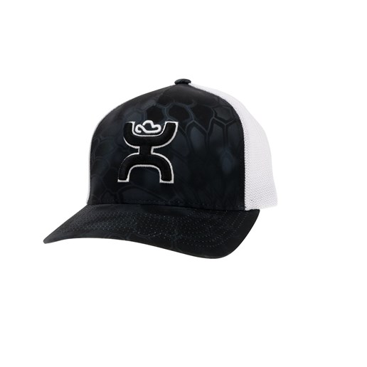 Men's Hooey Black Logo Trucker Cap in Black